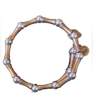 Alex and Ani mixed metal bead bangle